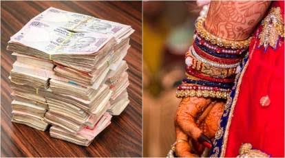 Protest against dowry system in Indian marriages